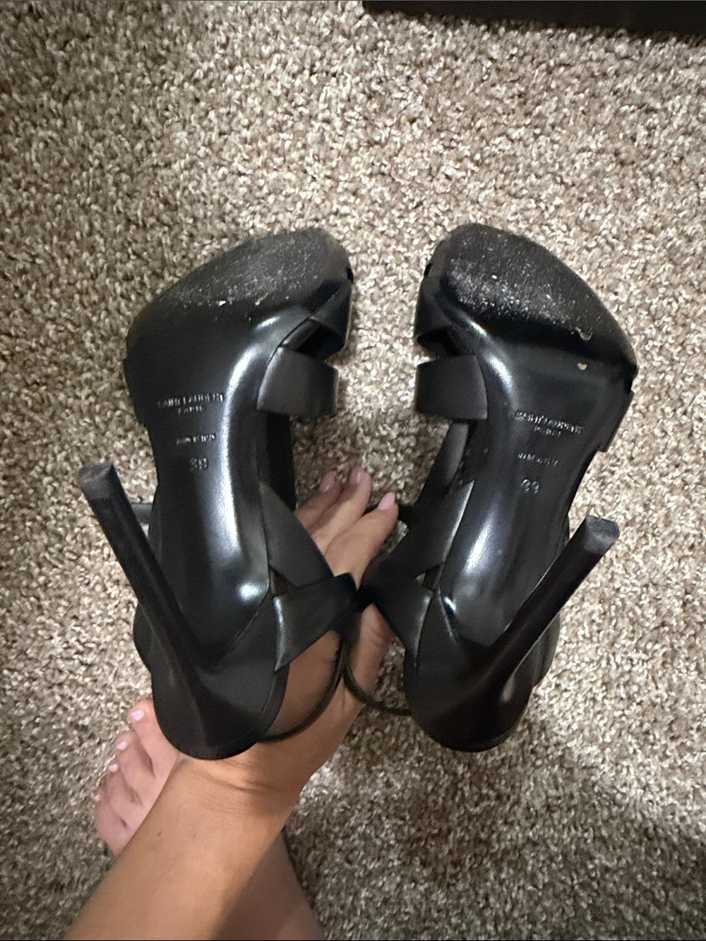Saint Laurent Tribute 105 Sandal - Picture 5 of 10
